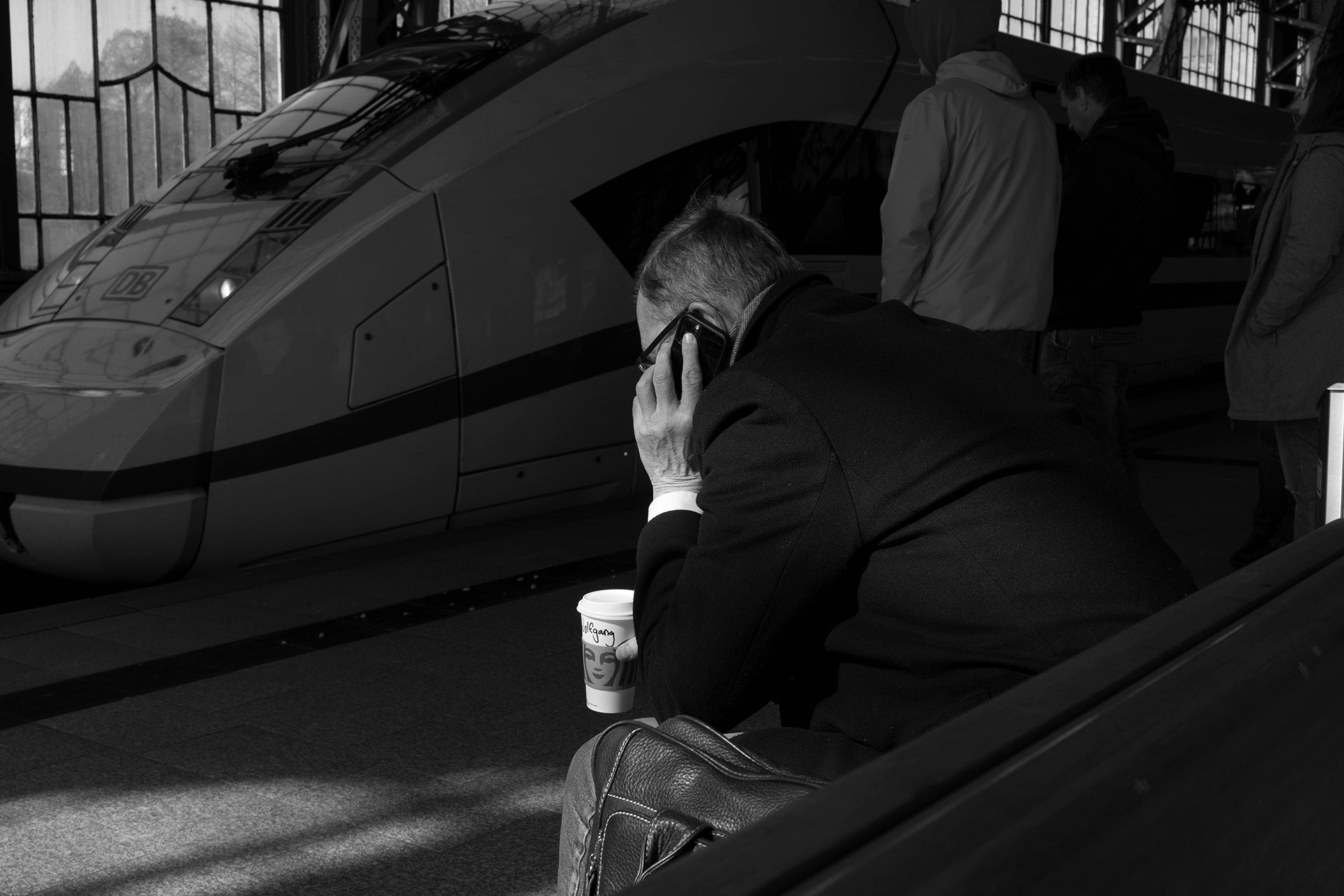 waiting traveller